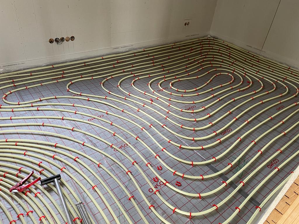 Fußbodenheizung in Offingen